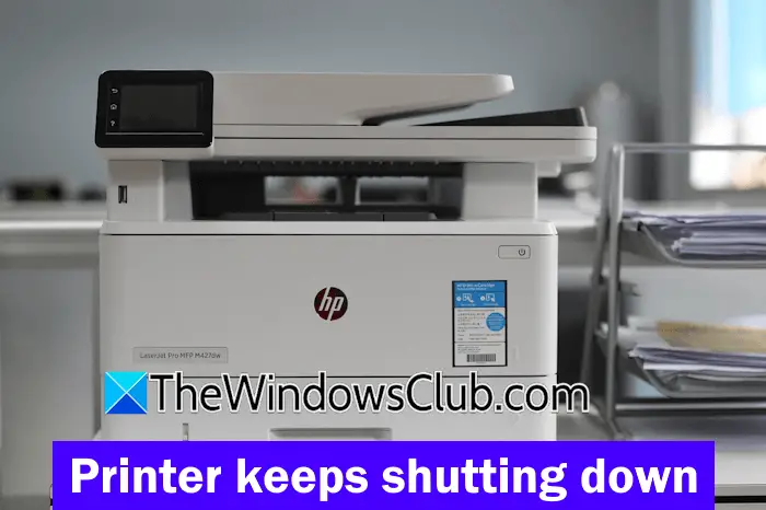 Der Drucker wird immer auf Windows PC heruntergefahren [Fix]